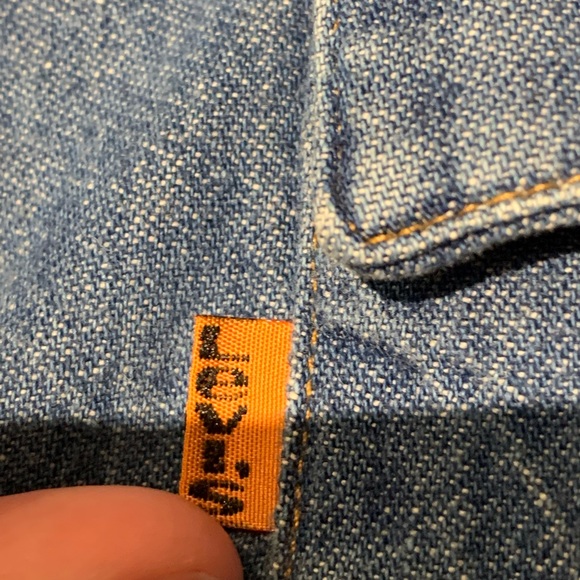 Rare Vintage Levi’s Women Small Denim Button Up Long Sleeve - Picture 2 of 14